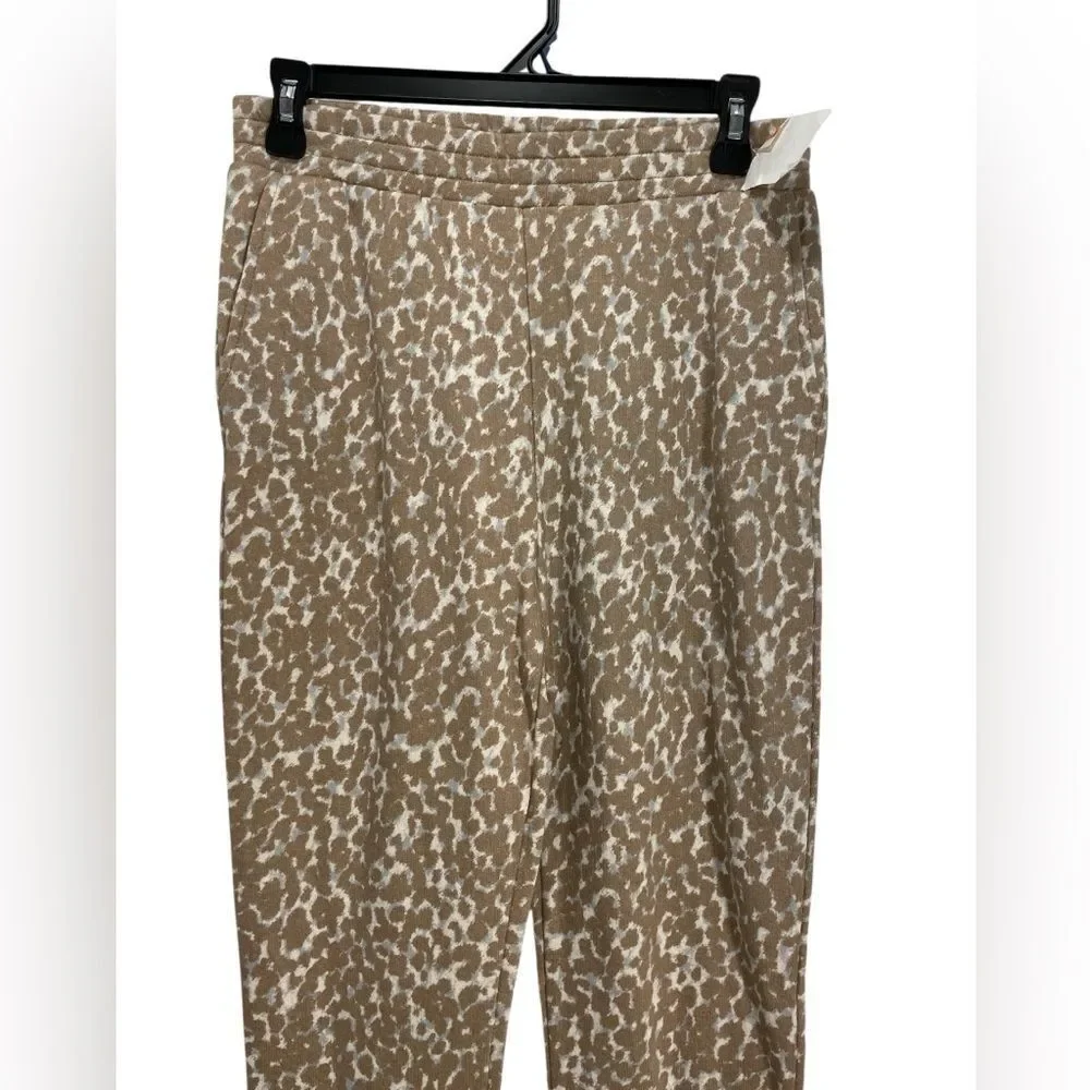 BB Dakota Women’s I Want It Cat Way Jogger Leopard Print Pants size S